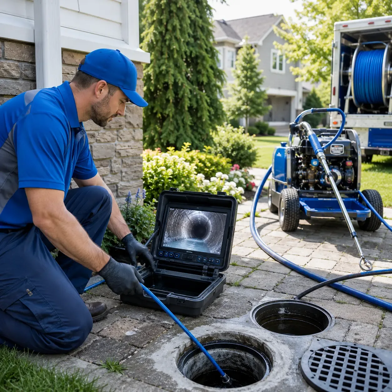 Outdoor drain cleaning professionals serving Innis, LA